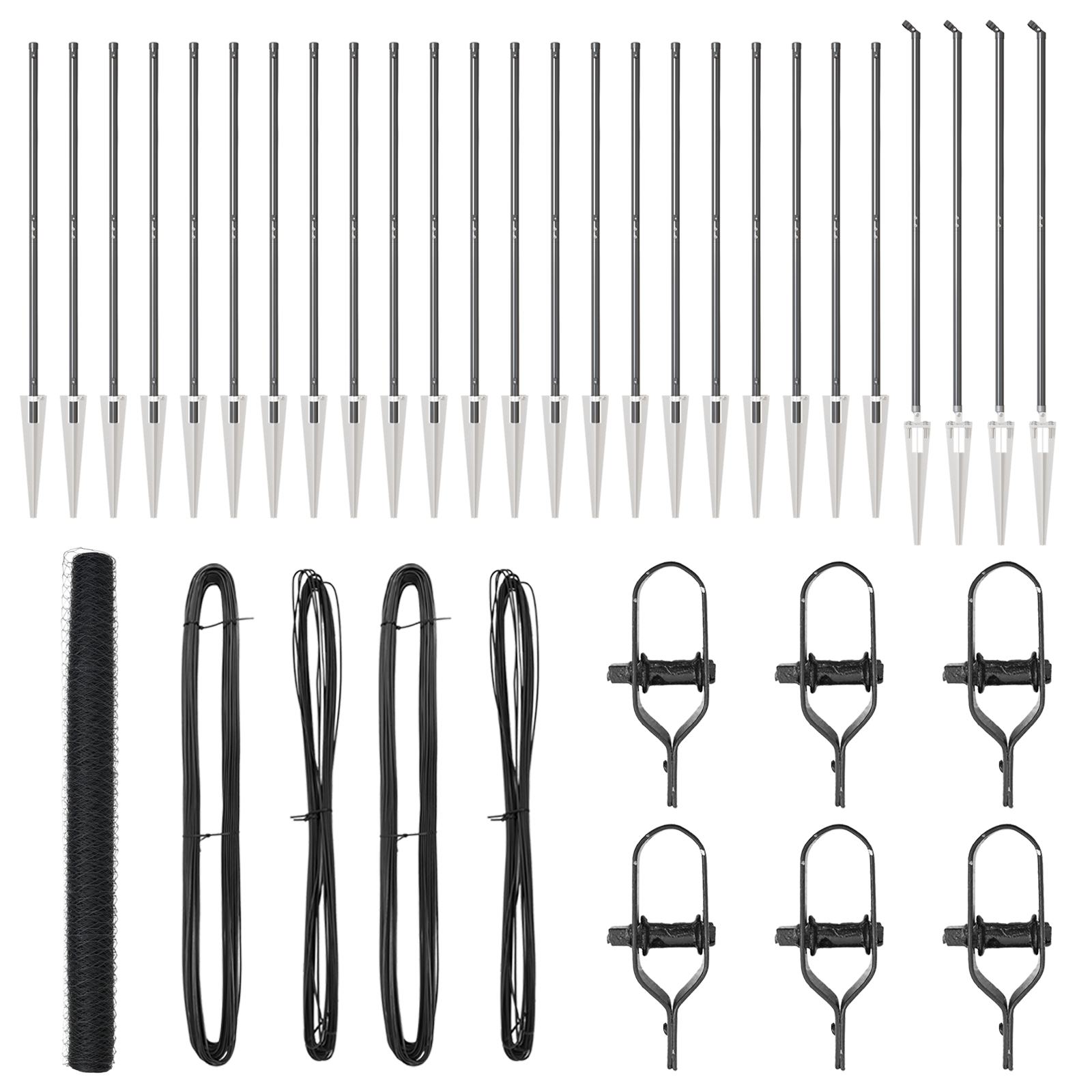 Recinto Esagonale  Grigio 1,5x50 m Acciaio