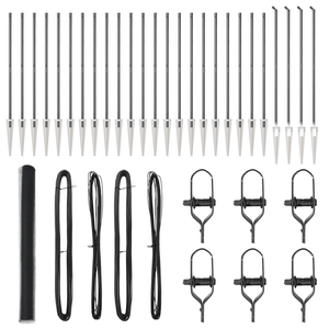 Recinzione Esagonale  Grigio 1.6x50 m Acciaio