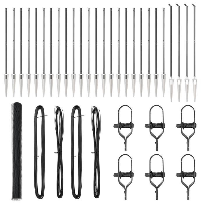 Recinzione Esagonale  Grigio 1.6x50 m Acciaio