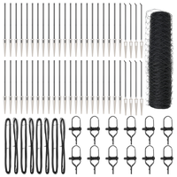 Recinzione Esagonale  Grigia 0.6x100 m Acciaio