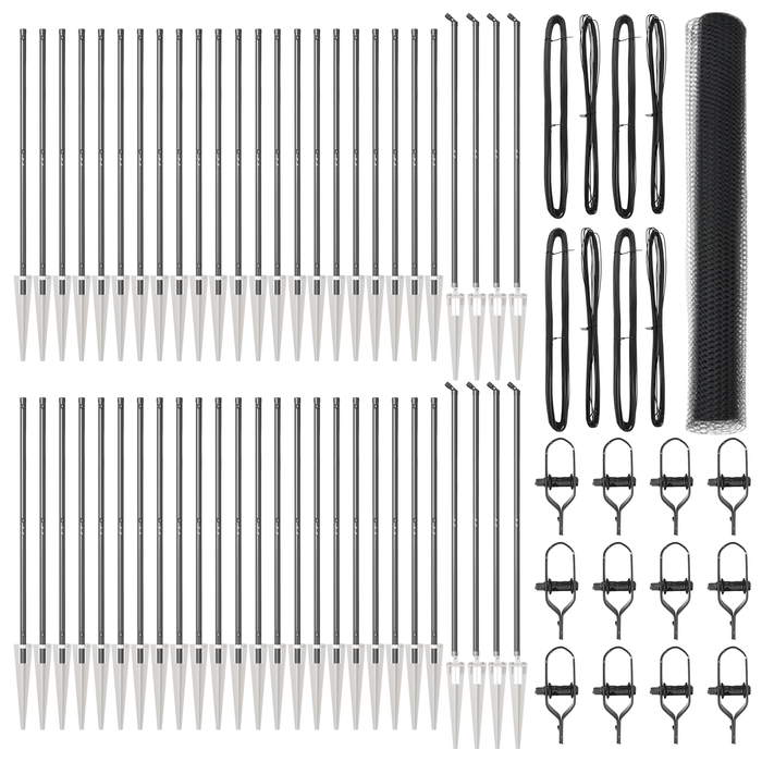 Recinzione Esagonale  Grigia 1,2x100 m Acciaio