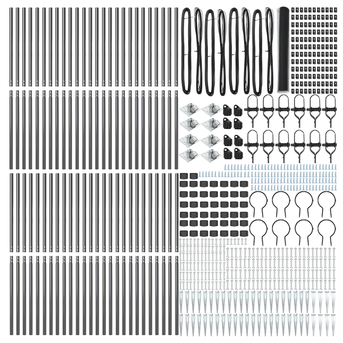 Recinzione Esagonale  Grigia 1,2x100 m Acciaio