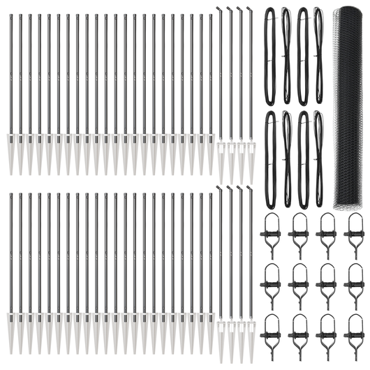 Recinzione Esagonale Grigia 1,2x100 m Acciaio