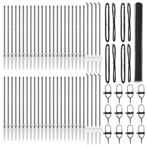 Recinzione Esagonale  Grigia 1.5x100 m Acciaio