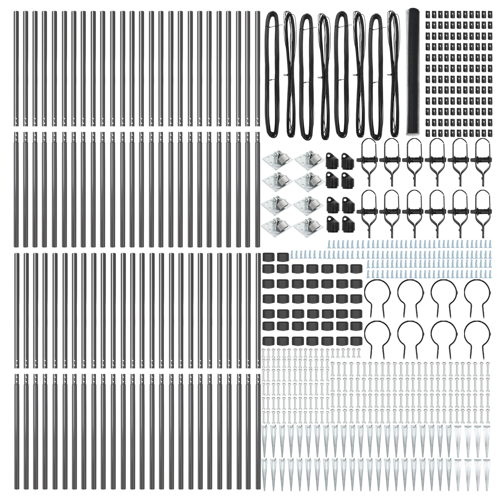Recinzione Esagonale  Grigia 1.6x100 m Acciaio