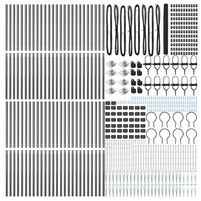 Recinto Esagonale  Grigio 1,6x100 m Acciaio