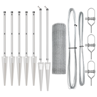 Recinzione Esagonale  0.4x10 m Acciaio Zincato