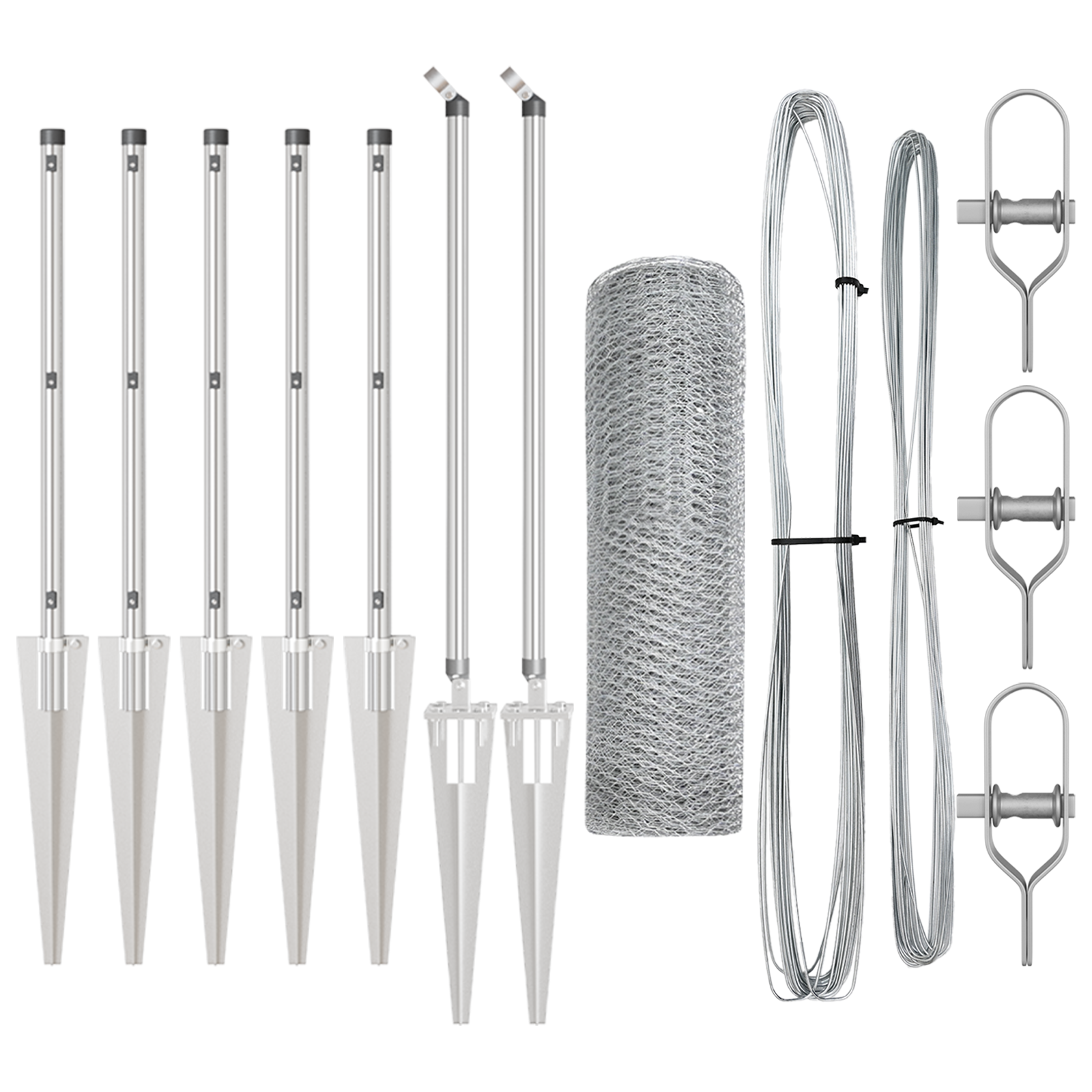 Recinzione Esagonale  0.5x10 m in Acciaio Zincato