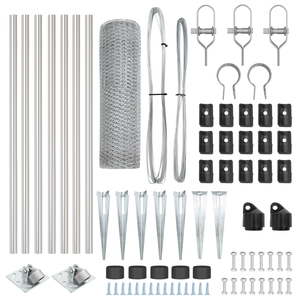 Recinzione Esagonale  0.5x10 m in Acciaio Zincato
