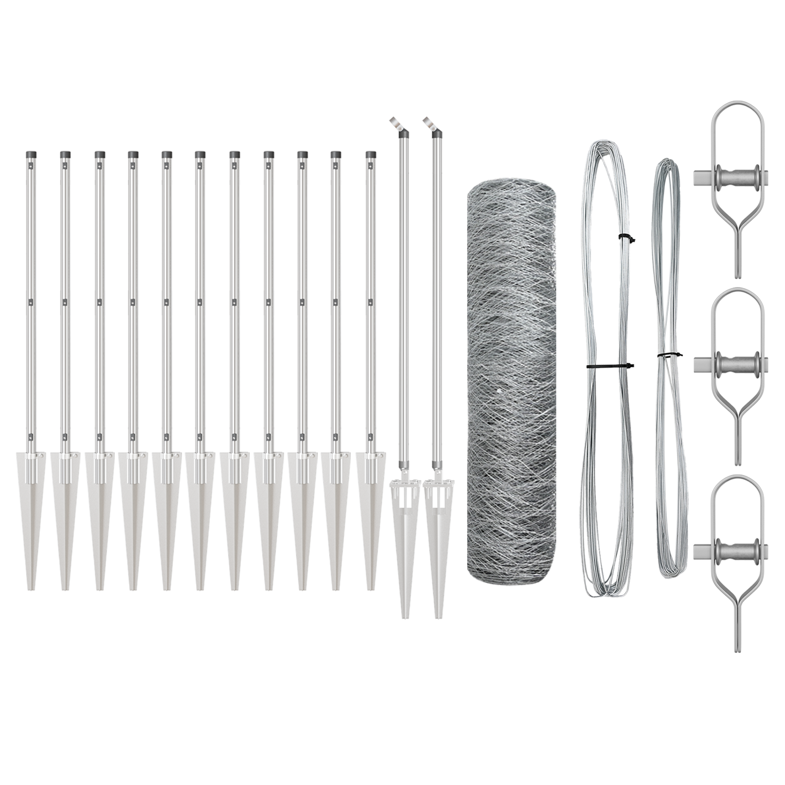 Recinzione Esagonale  0,5x10 m Acciaio Galvanizzato