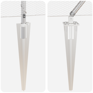Recinzione Esagonale  0.6x10 m Acciaio Zincato
