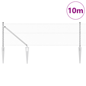 Recinzione Esagonale  0.6x10 m Acciaio Zincato