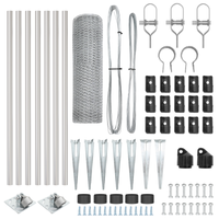 Recinzione Esagonale  0.8x10 m Acciaio Zincato