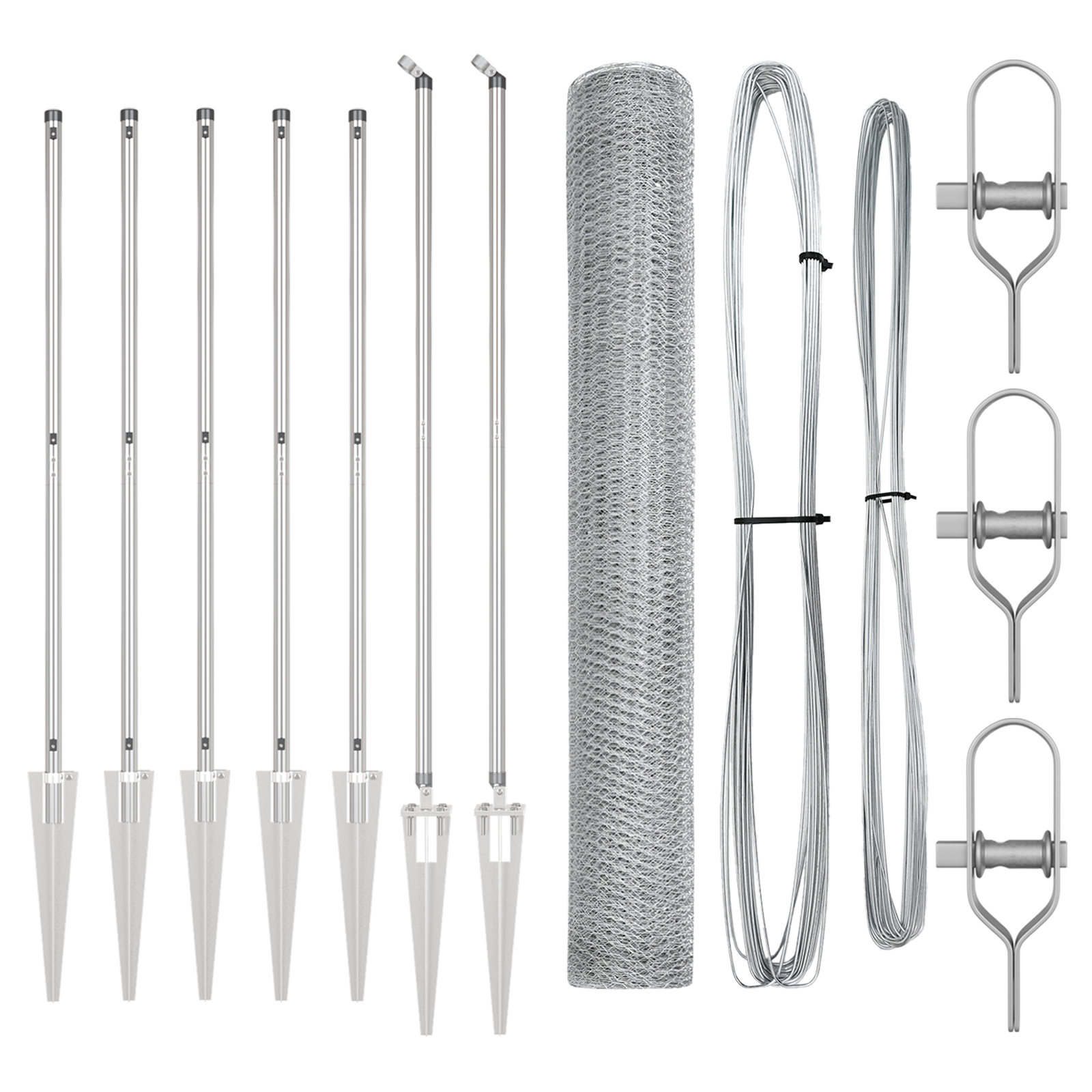 Recinzione esagonale  1,2x10 m Acciaio zincato