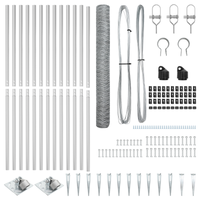 Recinzione Esagonale 1,2x10 m Acciaio Zincato