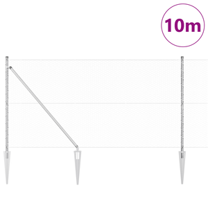 Recinzione Esagonale  1,4x10 m Acciaio Zincato