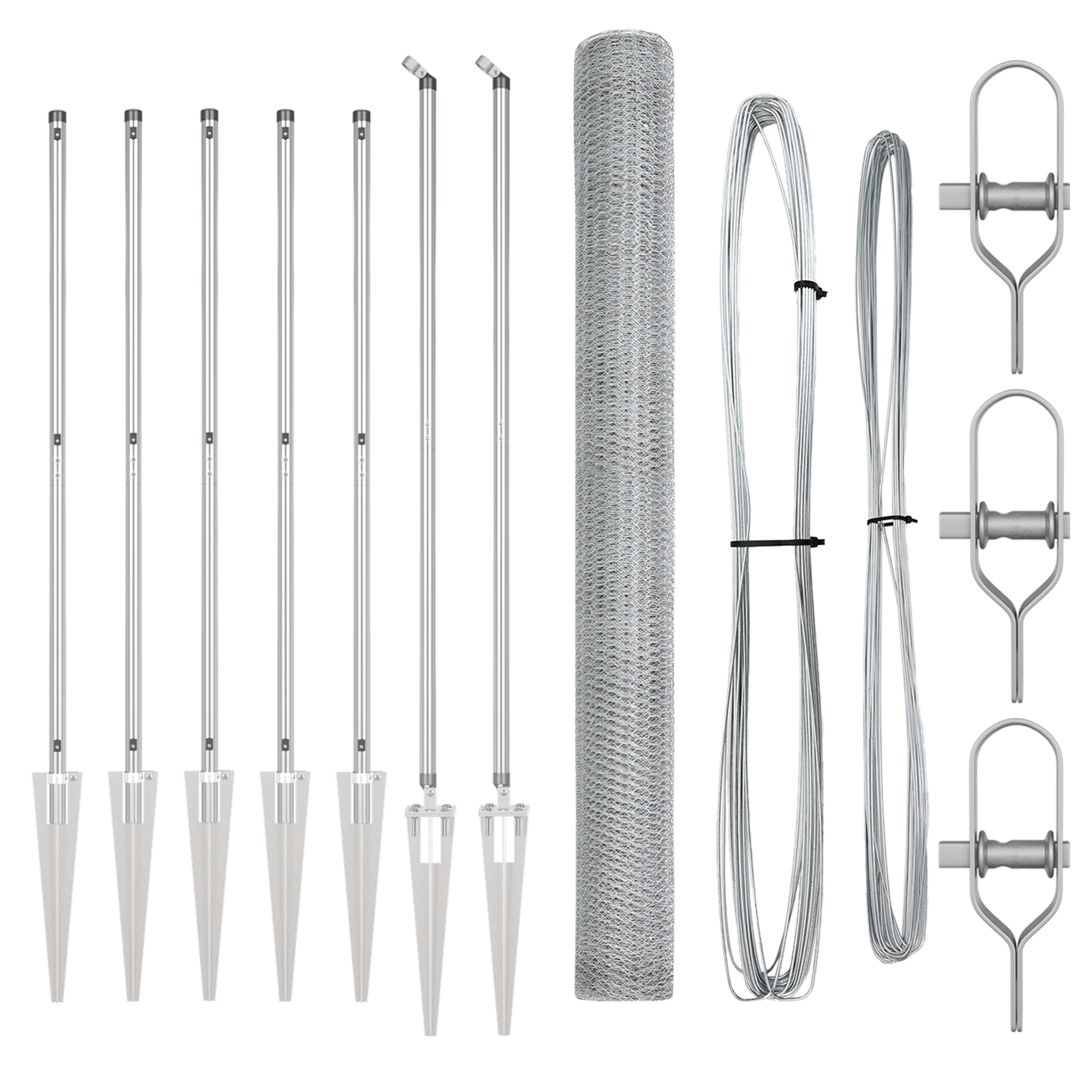 Recinzione Esagonale 1.6x10 m Acciaio Zincato