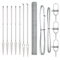 Recinzione Esagonale 1.6x10 m Acciaio Zincato