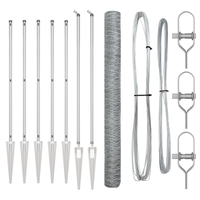 Recinzione esagonale  1.6x10 m Acciaio zincato