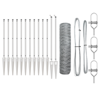 Recinzione Esagonale  0.8x25 m Acciaio Galvanizzato