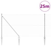 Recinzione esagonale  1,4x25 m Acciaio zincato