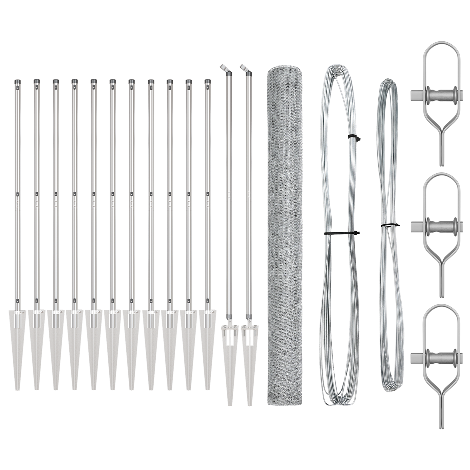 Recinzione Esagonale  1.6x25 m Acciaio Zincato
