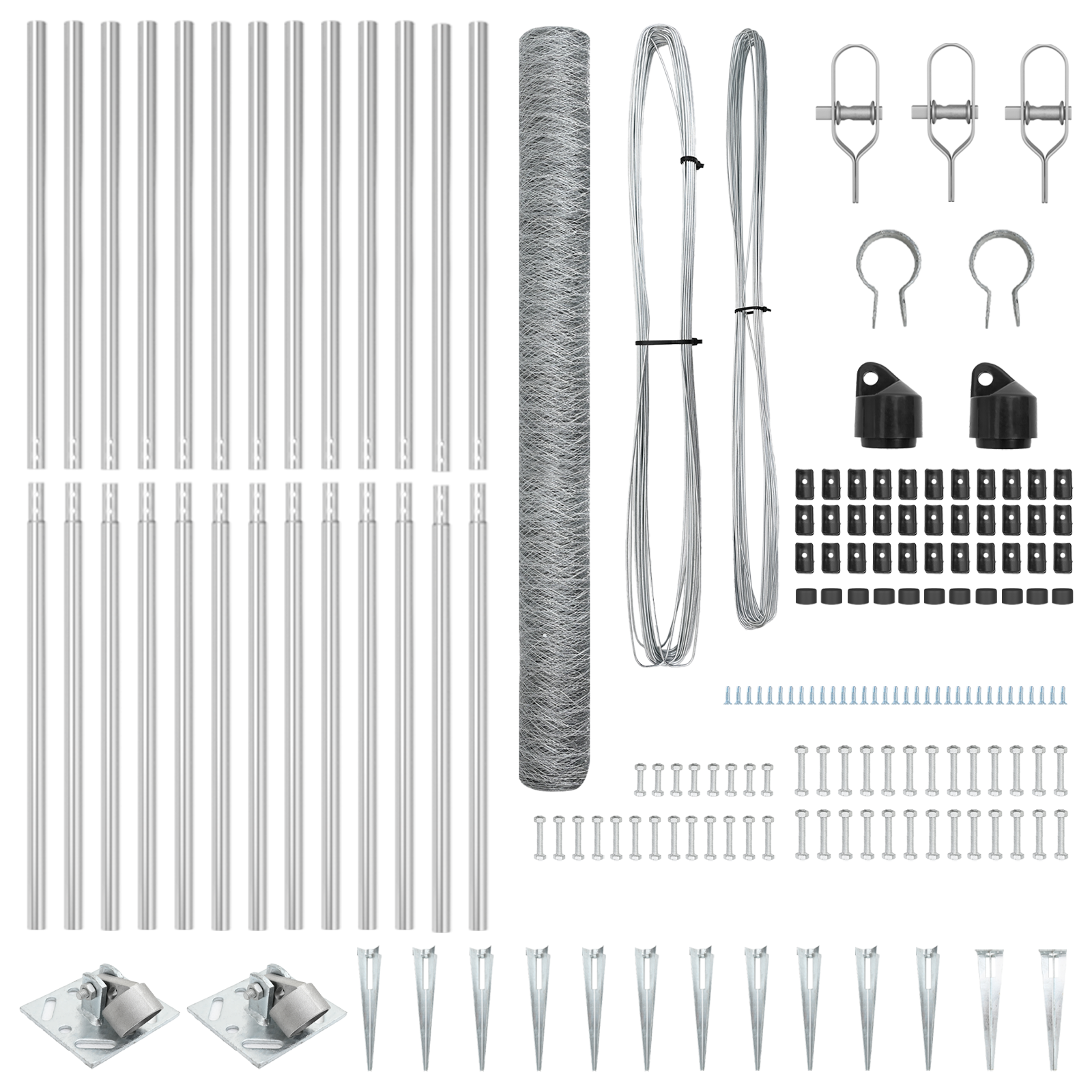 Recinto Esagonale  1.6x25 m Acciaio Zincato