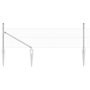 Recinto Esagonale  0.4x50 m in Acciaio Zincato