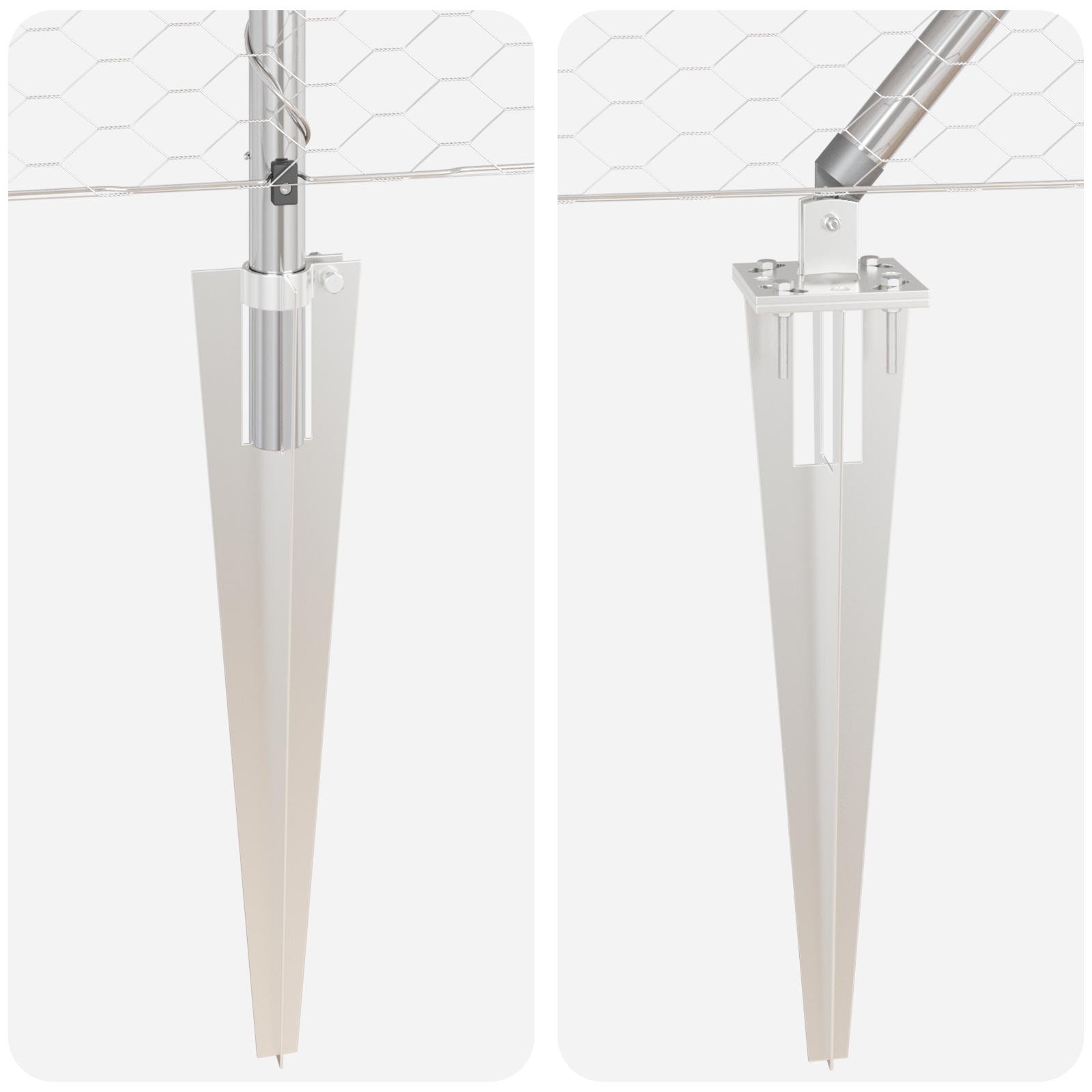 Recinzione Esagonale  0.6x50 m Acciaio Zincato