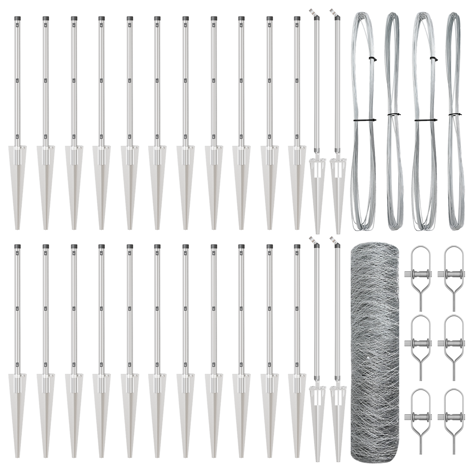 Recinzione Esagonale  0.6x50 m Acciaio Galvanizzato