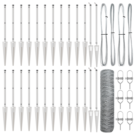 Recinto Esagonale  0.6x50 m Acciaio Galvanizzato