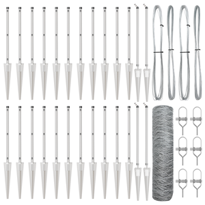 Recinzione Esagonale  0.8x50 m Acciaio Zincato