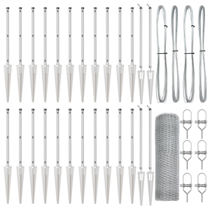 Recinto Esagonale 1x50 m Acciaio Zincato