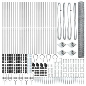 Recinzione Esagonale  1,2x50 m Acciaio Galvanizzato