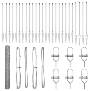 Recinzione Esagonale  1.4x50 m Acciaio Zincato