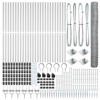 Recinzione Esagonale  1.4x50 m Acciaio Zincato
