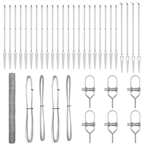Recinzione Esagonale  1,5x50 m Acciaio Zincato
