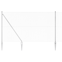 Recinto Esagonale  1.6x50 m Acciaio Zincato