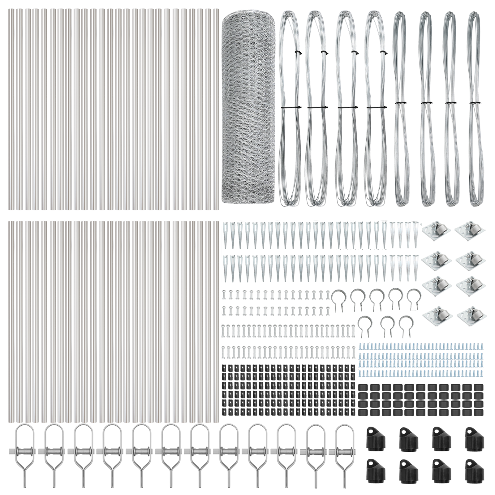 Recinzione Esagonale  0.5x100 m Acciaio Zincato