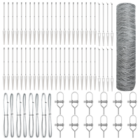 Recinzione Esagonale  0,5x100 m Acciaio Zincato