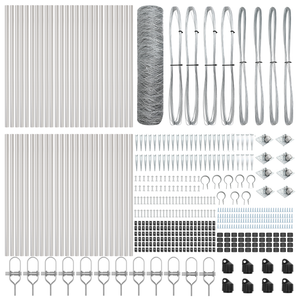 Recinzione esagonale  0.6x100 m Acciaio zincato
