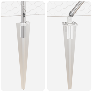 Recinzione Esagonale  0.8x100 m in Acciaio Zincato