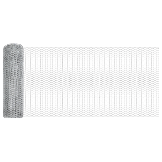 Recinzione Esagonale  1x100 m Acciaio Zincato