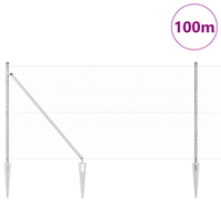 Recinzione Esagonale  1x100 m Acciaio Zincato