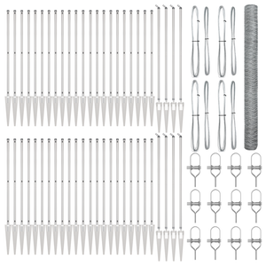 Cancello Esagonale  1,6x100 m Acciaio Zincato