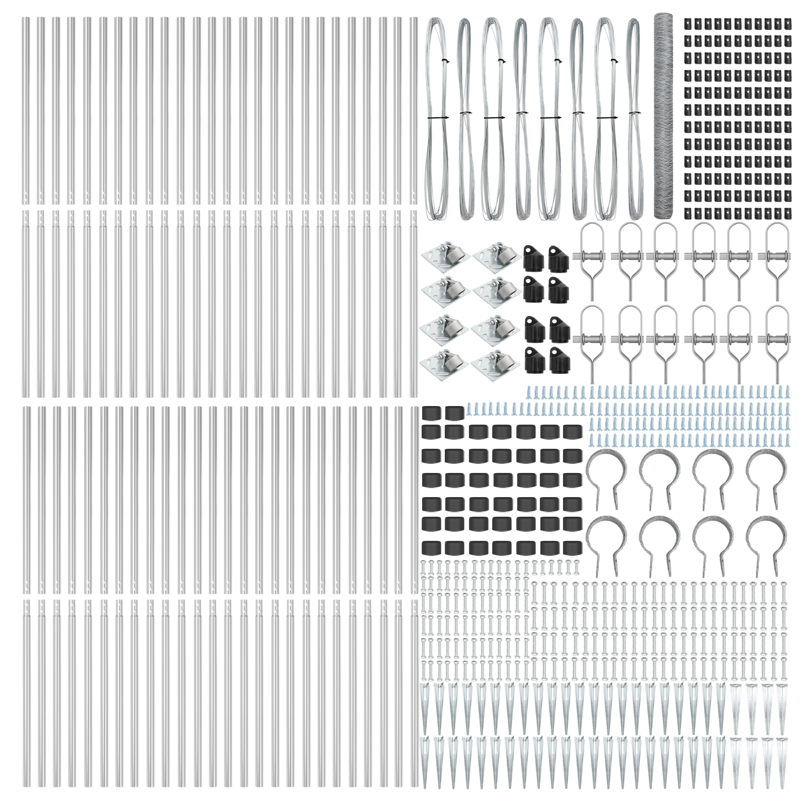 Cancello Esagonale  1,6x100 m Acciaio Zincato