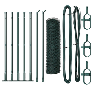 Recinzione esagonale  Verde 0,4x10 m Acciaio