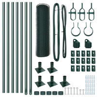 Recinzione esagonale  Verde 0,4x10 m Acciaio