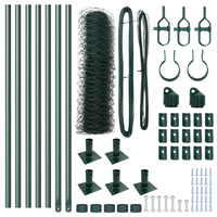 Recinzione Esagonale  Verde 0,6x10 m Acciaio