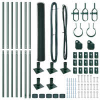 Recinzione Esagonale  Verde 1x10 m Acciaio
